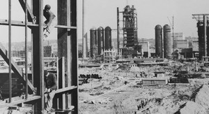 Montáž haly ocelárny