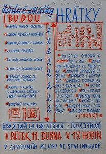 Dobové propagační materiály z nástěnek