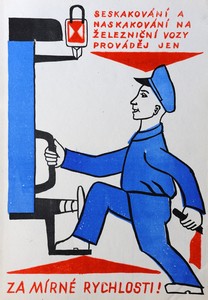 Dobové propagační materiály z nástěnek