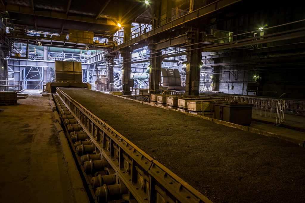 ři spékací pásy aglomerace sever vyrobí ročně přes 2 miliony tun aglomerátu