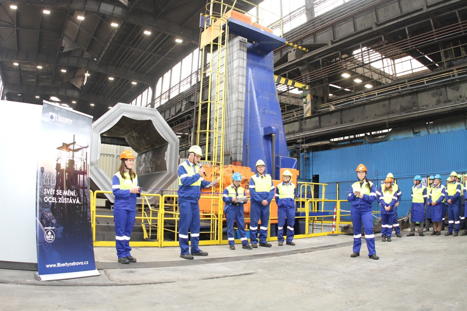 LIBERTY Ostrava představila nově pořízenou horizontální vyvrtávačku